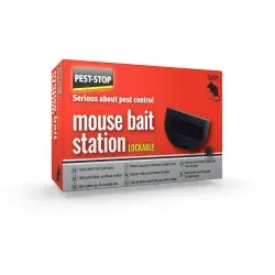 Pest-Stop Mouse Bait Station Mäuse Köderstation, verschließbar PSMBS , 1 Packung = 1 Falle