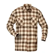 CRAFTLAND Flanellhemd kariert Braun 3XL