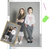 Le Uvlaze 5D Diamond Painting Eigenes Foto Personalisiert, Selbst Gestalten Diamantmalerei mit Ihrem Bild, Benutzerdefiniertes Design Set für Erwachsene zur Heimdekoration