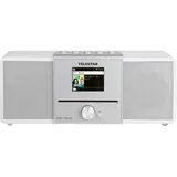 CD – Internetradio/DAB+Radio (Stereo, CD-Player, Streamingdienste, USB-Aufnahme, Bluetooth, WLAN, Radio, Weiss