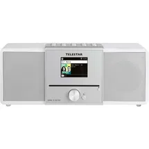Telestar DIRA S 32i CD – Internetradio/DAB+Radio (Stereo, CD-Player, Streamingdienste, USB-Aufnahme, Bluetooth, WLAN, Radio, Weiss