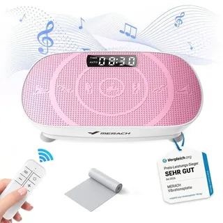 Merach Vibrationsplatte Rosa