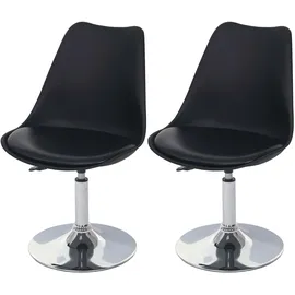 MCW Drehstuhl Vaasa T501 Kunstleder schwarz 2er Set