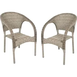 Garden Pleasure DIJON/BASTIA Set 13-tlg. Braun/Grau