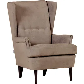 GUTMANN FACTORY Ohrensessel Versailles Polyester 72 x 104 x 85 cm Braun