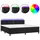 vidaXL Boxspringbett 200 x 200 cm Schwarz