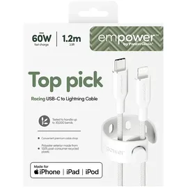 Panzer Glass USB-C auf Lightning Adapter 1,2 m Weiß