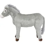 vidaXL Plüschtier Esel Grau XXL