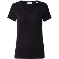 Esprit Baumwoll-T-Shirt mit V-Ausschnitt Black, XL