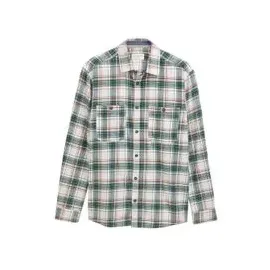 Tom Tailor Langarmhemd kariert Weiß Multicolor Check M