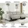 OTTO home 3-Sitzer OTTO HOME "SKAANE Struktur-Sofa, 229 cm, manuelle-u. elektrische Relaxfunktion", grau (anthrazit), B:229cm H:100cm T:100cm, 100% Polyester, Sofas, Relax-Funktion in 2 Sitzen, Kopfteilverstellung, Federkernpolsterung