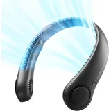 Nackenventilator Halsventilator tragbar 5 Stufen 4000 mAh Akku Outdoor Reise