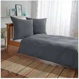 Biber anthrazit 135 x 200 cm + 80 x 80 cm