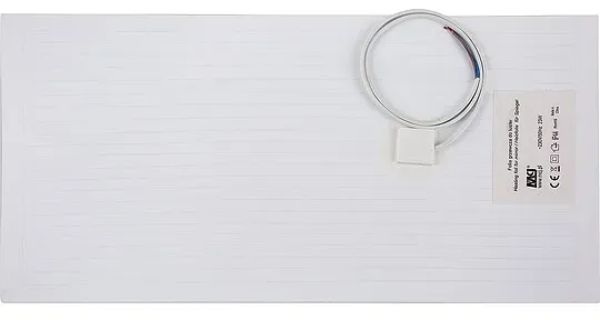 Antibeschlagfolie zum Kleben für Spiegel, Spannung 230V, Leistung 75W, 800 x 500 mm - 93 169 16