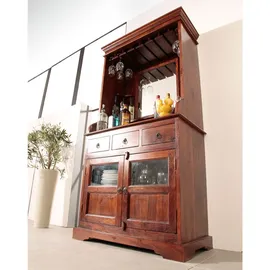 Massivmoebel24 Bar 97 x 52 x 193 cm Braun