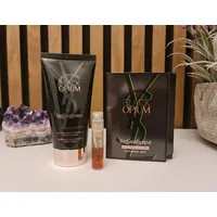 Luxusproben Black Opium Yves Saint Laurent Bodylotion & Parfum Probe Neu