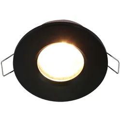 Deckenlampe Deckenleuchte Einbaustrahler schwarz Wohnzimmerlampe Einbauspot rund