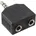 Audioadapter Mini-Phone 3 5mm-Klinken-Stecker Stereo 2x 3 5mm-Klinken-Buchse