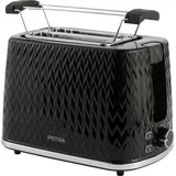 Petra Chevron Toaster Schwarz