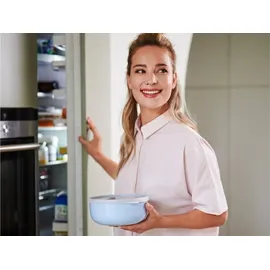 Mepal Küchendose rund blau 19,6 x 19,4 x 8,3 cm 1,5 l 3-teiliges Set