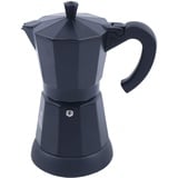 QRANSEUYXY 300ml Espressokocher, Elektrische Kaffeemaschine, 6 Tassen Mokka Kanne Schwarz mit Separaten Sockel, Kaffeefilter, Hitzebeständige Griff, für Hause und Büro