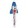 Relaxdays Pinata Raketen 30x40x9 cm Blau/Rot/Silber