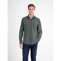 Lerros Langarmhemd mit grafischem Muster - classic navy, - XXL