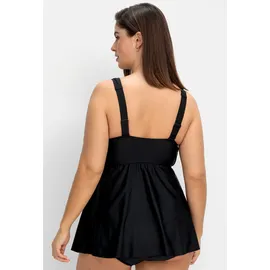 sheego Bikini-Top Damen Schwarz 44 Cup E