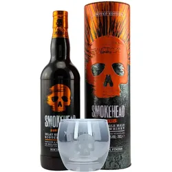 Smokehead Rum Rebel - Islay Single Malt Scotch Whisky + 1 Glas