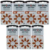 56x Rayovac Extra 312 PR41 Hörgerätebatterien Zink-Luft 1,45V
