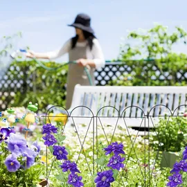 Relaxdays Rankgitter 127 x 0 x 0 cm Rotbraun