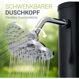 Juskys Solardusche Victoria schwarz 35 l