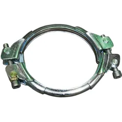 ETA Spannring NW100 zu Verlängerung/Bogen Sacksilo mit NR/SBR Dichtung - elektr. leitfähig, mit Schn
