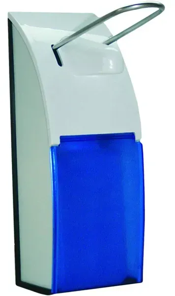 Desinfektionsmittelspender JM Metzger FIX 0,5 L ABS-Kunststoff, abschließbar, mit Leerflasche