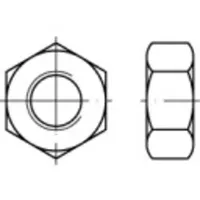 TOOLCRAFT TO-9978570 Sechskantmuttern M40 DIN 934 Stahl 5St.