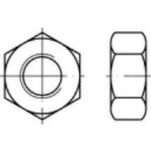 TOOLCRAFT TO-9978570 Sechskantmuttern M40 DIN 934 Stahl 5St.