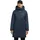 khujo Wintermantel "LISAD", Damen, Gr. XXL (44), blau (legion patrol), Web, , ca. Mitte Oberschenkel, Mäntel Wintermantel, mit Kapuze, hochschließender Kragen, aus Polyester und Polyamid