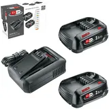 Bosch Starter-Set mit 2 x 2,5 Ah Akkus inkl. Ladegerät AL 18 V-44