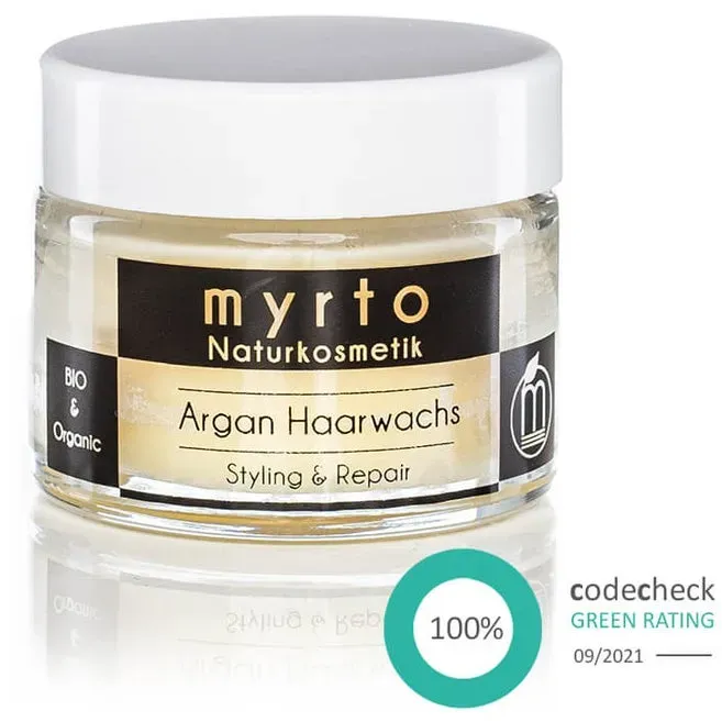 myrto-Bio Argan Haarwachs - glättender Finisher für Styling und Repair