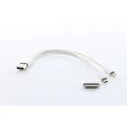 Kabeladapter USB 5V-2.0A mit 3 verschiedenen Steckern