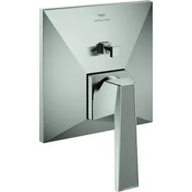 Grohe Allure Brilliant Private Collection Einhand-Wannenbatterie, Rändelstruktur, Unterputzmontage, 24425DC0, Farbe: Supersteel