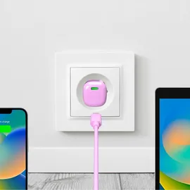 PURO MiniPro 20W USB-C - GAN Technologie - Rosa