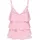 Only Blusenshirt ONLLINN LIFE FLOUNCE SINGLET Rosa L