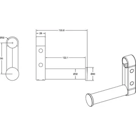 Villeroy & Boch Vicare Funktion 15x11,5cm, we, für Klappgriffe Funktion