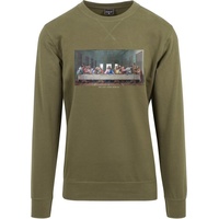 Mister Tee Can ́t Hang With Us Langarm-T-Shirt Olive