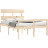 Seniorenbett Mit Kopfteil Massivholz Vidaxl