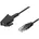 TAE-F Anschlußkabel 3m sw St/St 51233