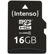 Intenso microSD Class 4 + SD-Adapter 16 GB