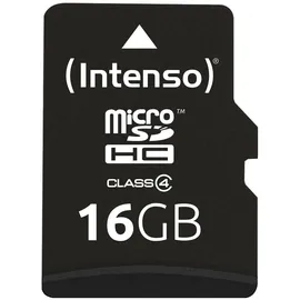 Intenso microSD Class 4 + SD-Adapter 16 GB