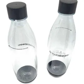 Sodastream Fuse PET-Flasche 2 x 1 l schwarz